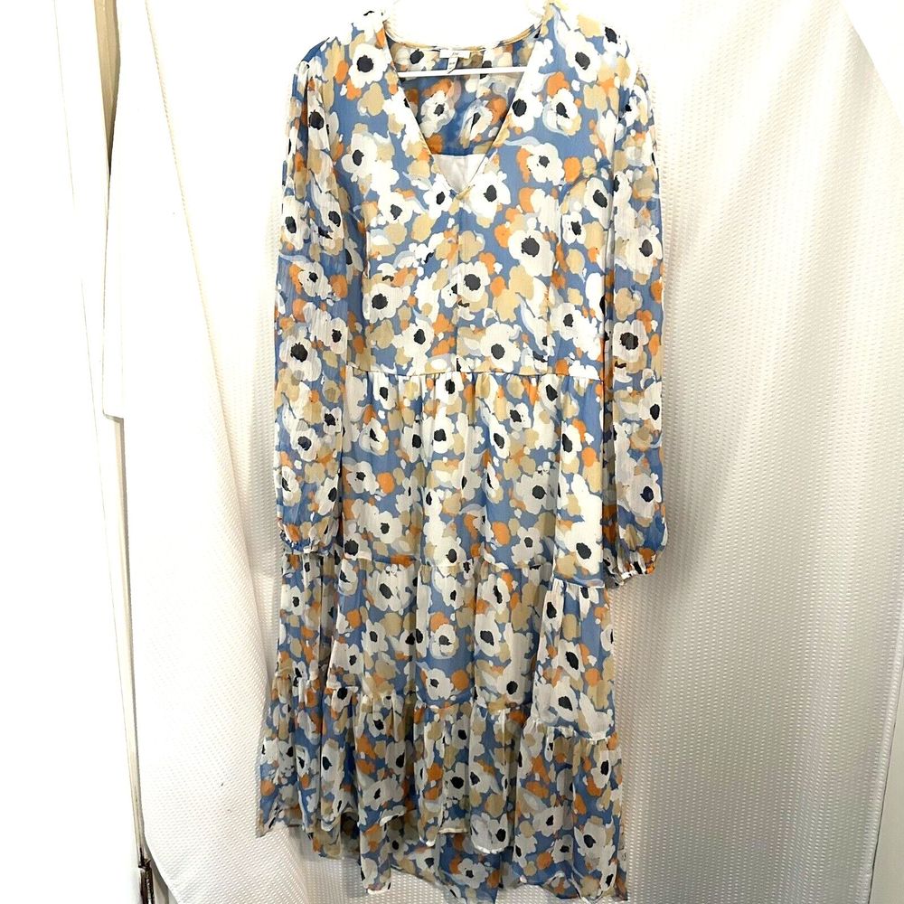 Joie Limited Edition Maxi Dress Floral Fields Womens Size XXL NWT MSRP$268
